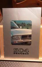 PEUGEOT 504 cabriolet coupe brochure, Boeken, Ophalen of Verzenden, Zo goed als nieuw, Peugeot