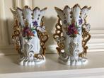 Paire de vases de mariage Vieux Bruxelles, Ophalen of Verzenden