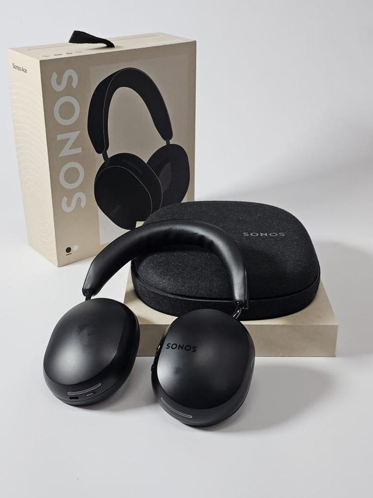 Sonos Ace - Draadloze koptelefoon - Zwart | Retourdeal, Audio, Tv en Foto, Hoofdtelefoons