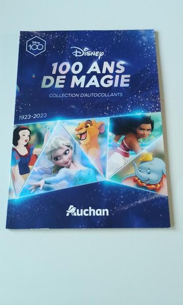 Collection complète 100 ans Disney 144 stickers + album