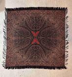 Vintage foulard tafelkleed gipsy style paisley motief 130/12, Comme neuf, Intérieur, Enlèvement ou Envoi, Carré