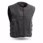 Nieuw bikervest van echt leer, Motoren, Kleding | Motorkleding, Ophalen of Verzenden, Nieuw met kaartje, Jas | leer
