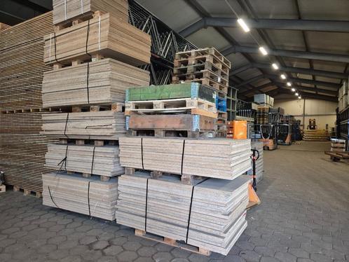 100 m2 Vloerplaten 38 mm dik 180 x 90 cm, Doe-het-zelf en Bouw, Hout en Planken, Zo goed als nieuw, Plank, Overige houtsoorten