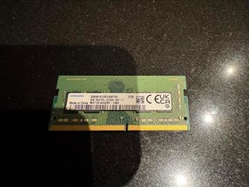 8GB DDR4 RAM PC4 SODIMM - 3200MHz - 20 Euro, Computers en Software, RAM geheugen, DDR4, 8 GB, Ophalen of Verzenden, Zo goed als nieuw