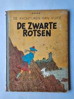 Kuifje - De Zwarte Rotsen - 2e druk 1947, Boeken, Stripverhalen, Ophalen of Verzenden, Gelezen