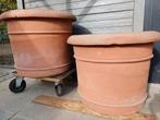 Toscaanse terracotta, Balcon, 40 cm ou plus, 70 cm ou plus, Rond