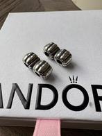 Pandora zilveren dubbele clips NIEUW!!, Handtassen en Accessoires, Bedels, Pandora, Nieuw, Ophalen of Verzenden, 2 of 3 bedels