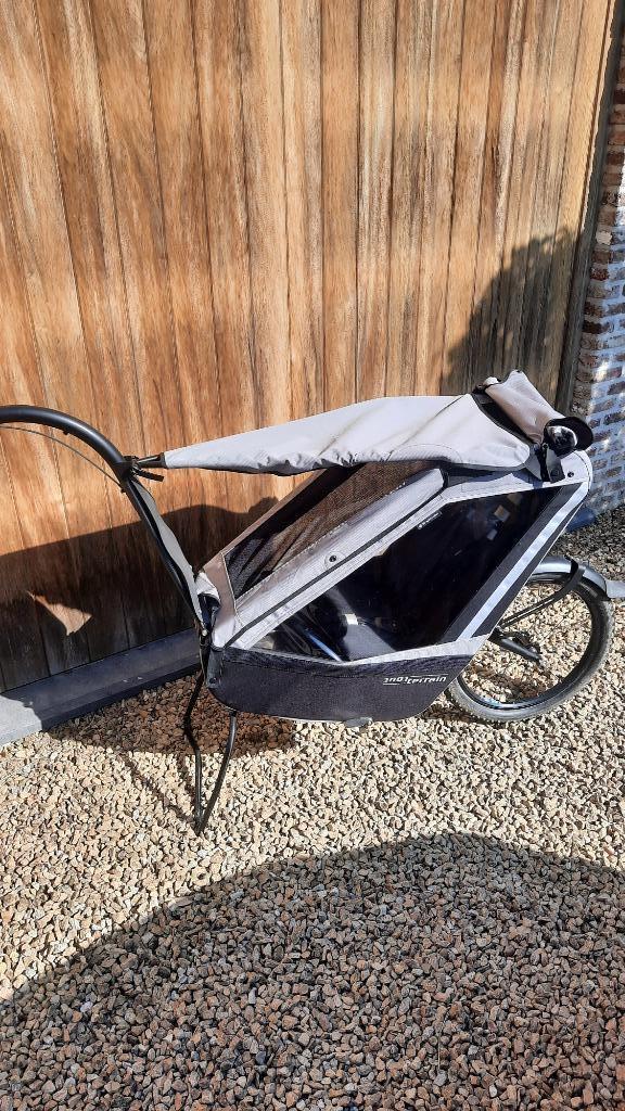 Tout Terrain fiets kinderkar met 1 wiel, perfecte staat!, Fietsen en Brommers, Fietsaccessoires | Aanhangwagens en Karren, Zo goed als nieuw