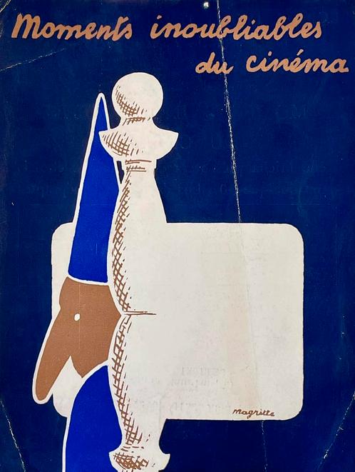 Magritte - Uitnodiging Filmabonnement 1958 - 18x13,5 cm, Antiek en Kunst, Kunst | Etsen en Gravures, Ophalen of Verzenden