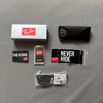 Nouveau Ray-Ban Original Wayfarer ORB2140, Neuf, Ray-Ban, Lunettes de soleil, Noir