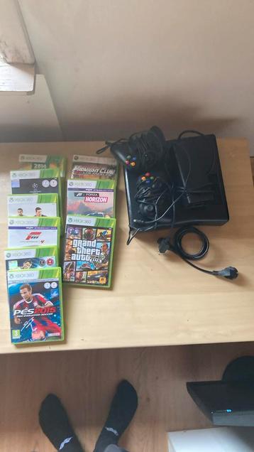 Microsoft Xbox 360 slim250gb + 9game’s beschikbaar voor biedingen