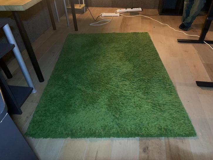 Groen tapijt, Huis en Inrichting, Stoffering | Tapijten en Vloerkleden, Zo goed als nieuw, 100 tot 150 cm, 200 cm of meer, Rechthoekig