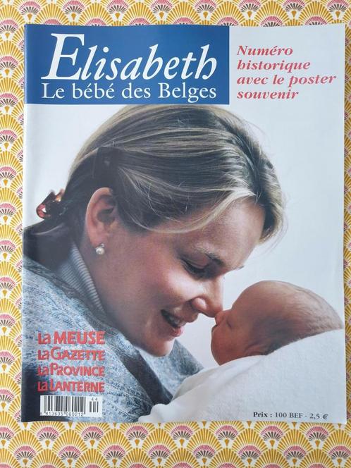 Elisabeth, le bébé des belges, Verzamelen, Koningshuis en Royalty, Zo goed als nieuw, Tijdschrift of Boek, Ophalen of Verzenden