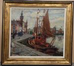 Alphonse VAN BEURDEN Jr, Havengezicht, Antiek en Kunst, Ophalen