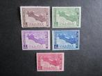 Timbres Belgique - N249 à 253 (x) - 2,50Eur, Spoor van plakker, Frankeerzegel, Ophalen of Verzenden, Postfris