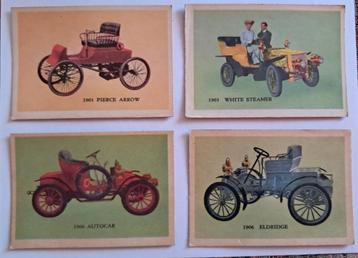 12 chromos kaarten old timers oak California 1957 cards beschikbaar voor biedingen