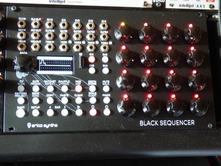 Erica Synths Black Sequencer, Muziek en Instrumenten, Soundmodules, Zo goed als nieuw, Overige merken, Ophalen of Verzenden