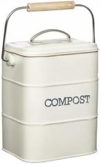 3 liter roestvrijstalen compostemmer | CREME | Nieuw, Kitchen craft, -, Verzenden, -