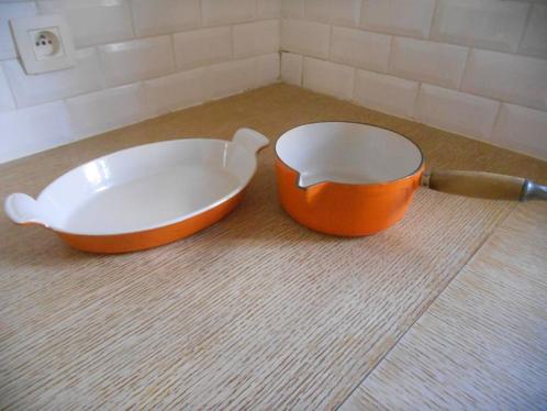 Le Creuset - Cousances braadpan/schaal(gietijzeren braandpan, Huis en Inrichting, Keuken | Potten en Pannen, Gietijzer, Ophalen