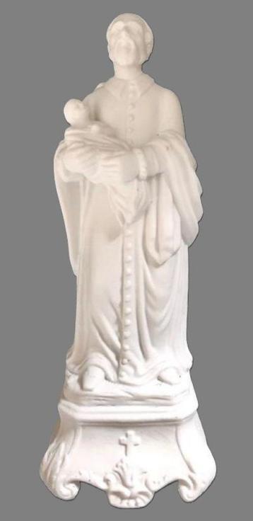 Religie biscuit/porselein Sint VINCENTIUS 22cm beschikbaar voor biedingen