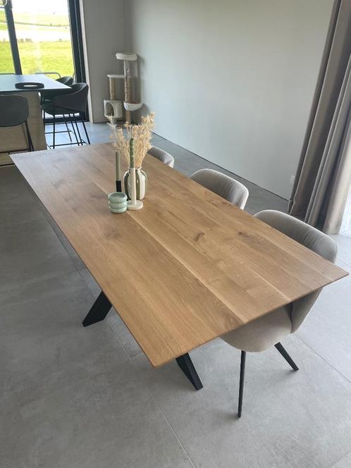 Table en bois massif, Huis en Inrichting, Tafels | Eettafels, Nieuw, 50 tot 100 cm, 150 tot 200 cm, Vijf personen of meer, Rechthoekig