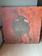 Olieverfschilderij - schilderij stier, Verzenden