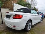 BMW 218 Cabriolet *LED*BI XENON*CUIR*NAVIGATIONPDC*, Autos, BMW, Cuir, Entreprise, Cabriolet, Boîte manuelle