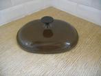 Le Creuset - ovaal deksel 29 (gietijzeren braadpan) F, Huis en Inrichting, Ophalen of Verzenden, Gietijzer