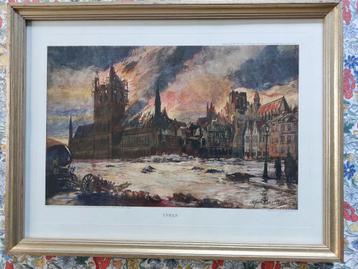 WWI De verwoesting van Ieper. 0486 215927  beschikbaar voor biedingen