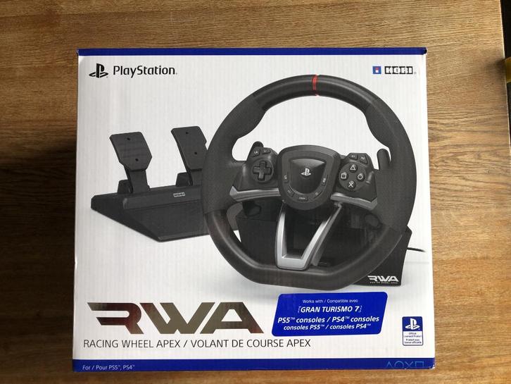 Volant de course APEX (HORI), Games en Spelcomputers, Spelcomputers | Sony Consoles | Accessoires, Zo goed als nieuw, PlayStation 4