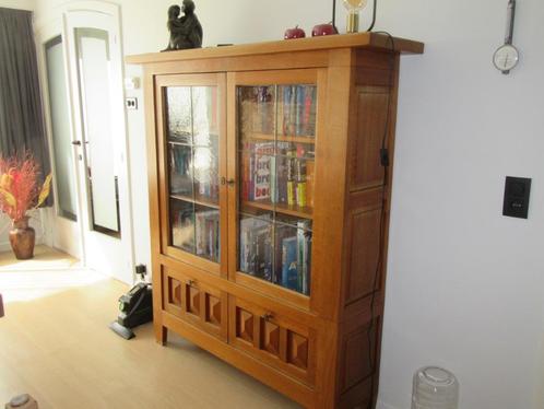 Unieke bibliotheekkast, Huis en Inrichting, Kasten | Boekenkasten, Gebruikt, 150 tot 200 cm, 150 tot 200 cm, 25 tot 50 cm, Met lade(s)