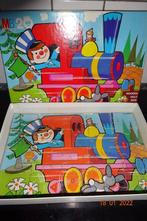 MB, houten retro  puzzel ** 20 stuks**, Kinderen en Baby's, Speelgoed | Kinderpuzzels, Ophalen of Verzenden, 10 tot 50 stukjes
