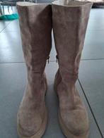 Leren nubuck halfhoge laarzen van het Italiaanse merk Bata, Ophalen, Overige kleuren, Lage of Enkellaarzen, Bata