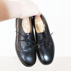 Zeer Mooie Leren Van Lier Veterschoenen -s29 (Maat 39) €95,-, Kleding | Dames, Van Lier, Schoenen met lage hakken, Verzenden, Zwart