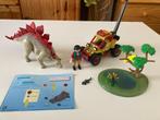 Playmobil 9432 explorateur avec véhicule et stégosaure, Ophalen, Gebruikt