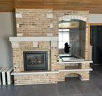gashaard + schouw, Huis en Inrichting, Haarden, Ophalen, Gebruikt, Inbouwhaard, Gashaard