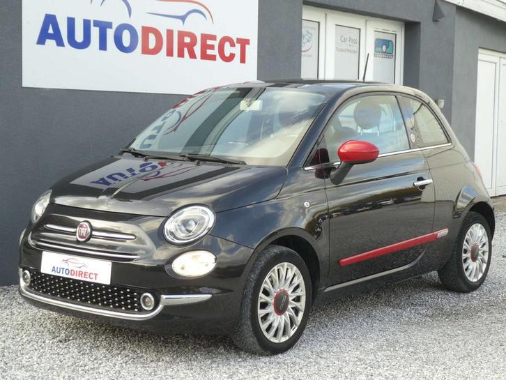 Fiat 500 1.2i Rosso Amore Airco, Pano **GARANTIE 1 JAAR**, Autos, Fiat, Entreprise, Airbags, Air conditionné, Alarme, Bluetooth