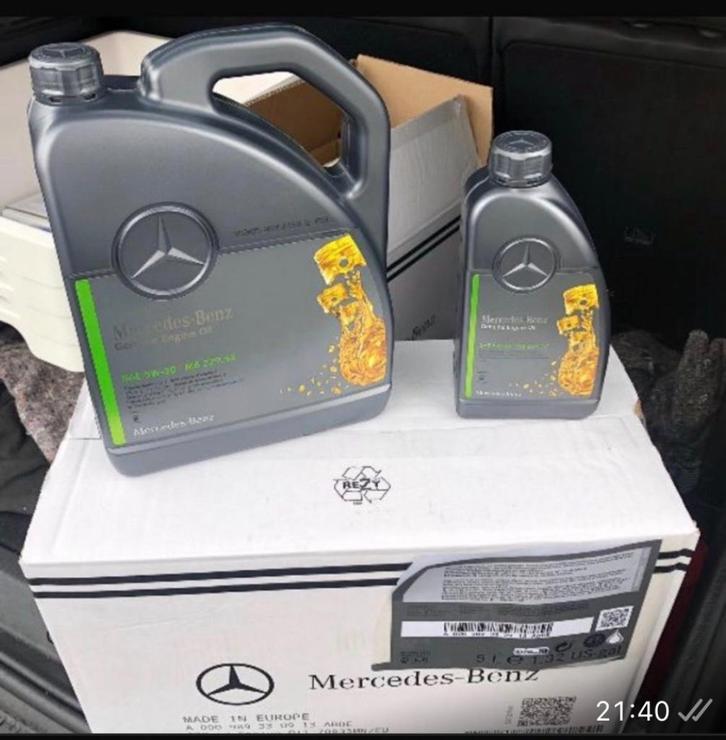 Huile originale Mercedes, Autos : Divers, Produits d'entretien, Enlèvement ou Envoi