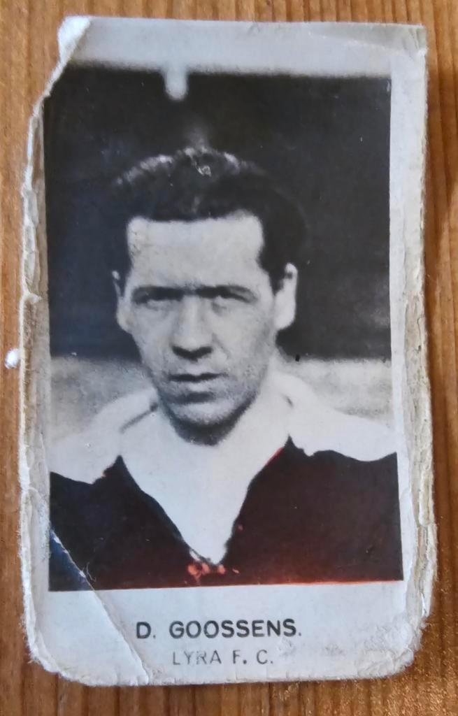 1930s (pre panini) Denis Goossens Lyra Lierse!, Hobby en Vrije tijd, Stickers en Plaatjes, Gebruikt, Plaatje, Ophalen of Verzenden
