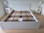 IKEA Brusali tweepersoonsbed 160x200, Huis en Inrichting, Slaapkamer | Bedden, Ophalen, Wit, Twijfelaar, 200 cm