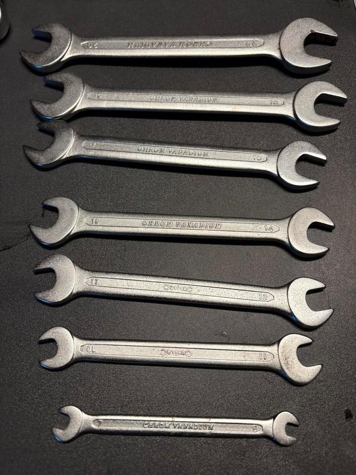 OUTILAC LOT - 20 sleutels - 2 ratels Racagnac - zonder Facom, Auto diversen, Autogereedschap, Zo goed als nieuw, Ophalen