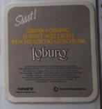 Twee bierviltjes van "Loburg", Ophalen of Verzenden, Gebruikt, Viltje(s)