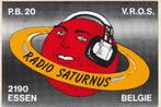 sticker zelfklever Vrije Radio Saturnus Essen, Cinéma, Télévision ou Audiovisuel, Envoi, Neuf