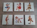 6 kadertjes van pin up girls, Ophalen of Verzenden, Nieuw