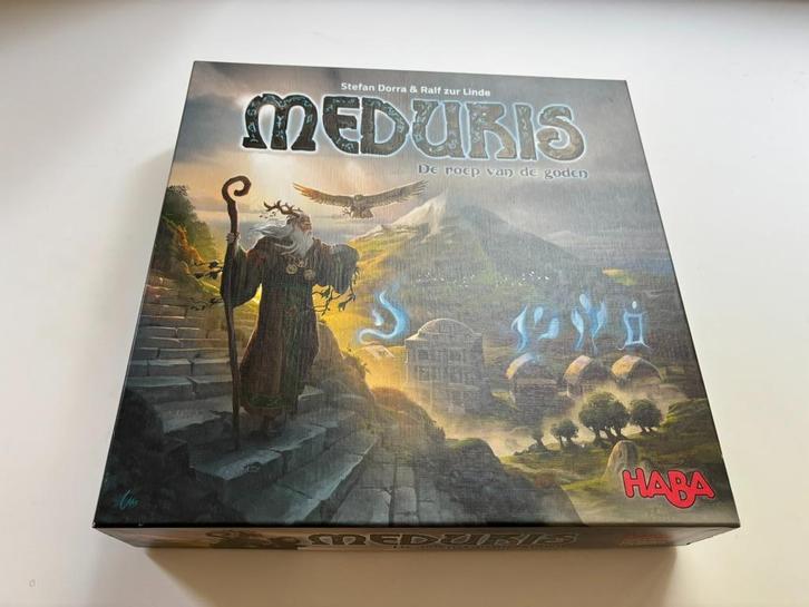 Meduris bordspel, Hobby en Vrije tijd, Gezelschapsspellen | Bordspellen, Zo goed als nieuw, Een of twee spelers, Drie of vier spelers