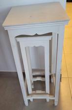 2 Sellettes Blanches Décoratives, Enlèvement