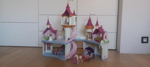 Playmobil Prinsessenkasteel + koets, Kinderen en Baby's, Speelgoed | Playmobil, Zo goed als nieuw, Complete set, Ophalen