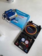 Vacuumpomp airco + manifold set, Ophalen, Zo goed als nieuw