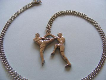 kickboksen muay thai thai boksen sleutelhanger ketting uniek beschikbaar voor biedingen