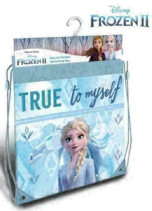 Disney Frozen Gymtas / Zwemtas - True to Myself, Bijoux, Sacs & Beauté, Sacs | Sacs à dos, Neuf, Disney ou Dora, 25 à 40 cm, 30 à 45 cm